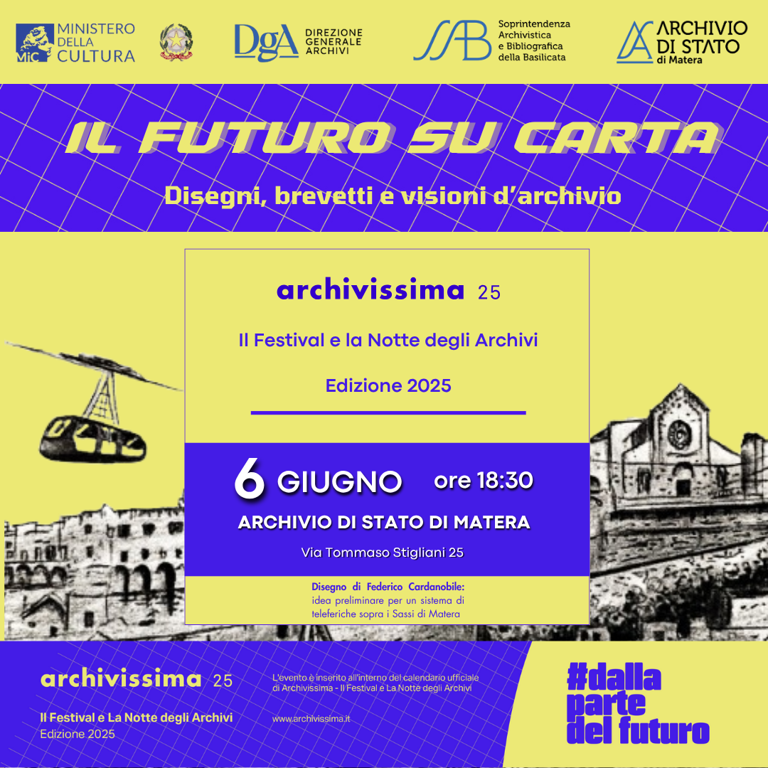 Archivissima 2025 - Il futuro su carta. Disegni, brevetti e visioni d’archivio